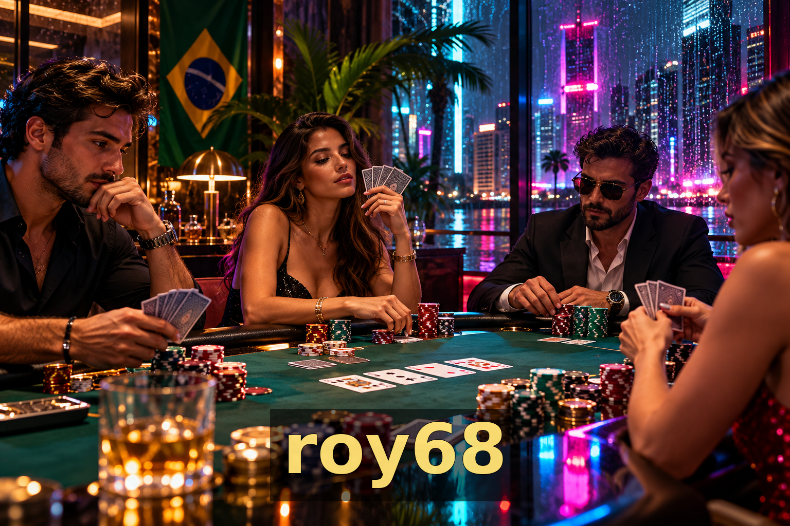 Jogos de Mesa Premium roy68 - Blackjack, Roleta, Baccarat